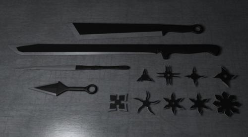 Ninja weapons pack preview image